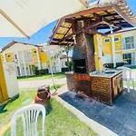Flat\'S Com 1 Suite No Pavimento Superior Com Internet Privativa 300Mbps Localizado No Residencial Mont Hebron, Condominio A Aproximadamente 250M Da Praia De Taperapua, Com Piscinas, Sauna E Portaria 24Hrs