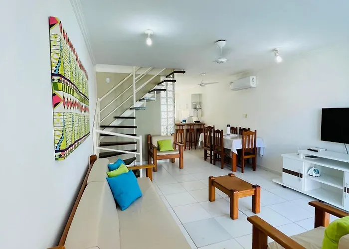 Apartamento 10 - Praia Taperapua- Ba- Proximo Ao Axe Moi -Ate 8 Pessoas
