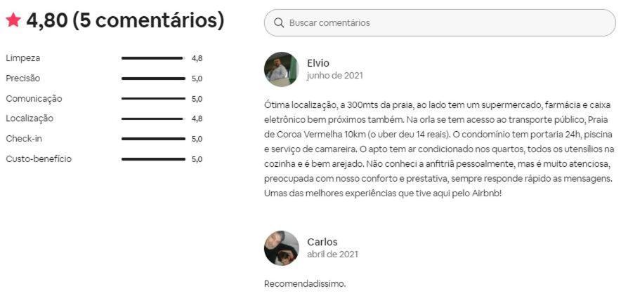 Apartamento Aconchegante 5 Min A Pe Da Praia De Taperapuan Apartment Porto Seguro